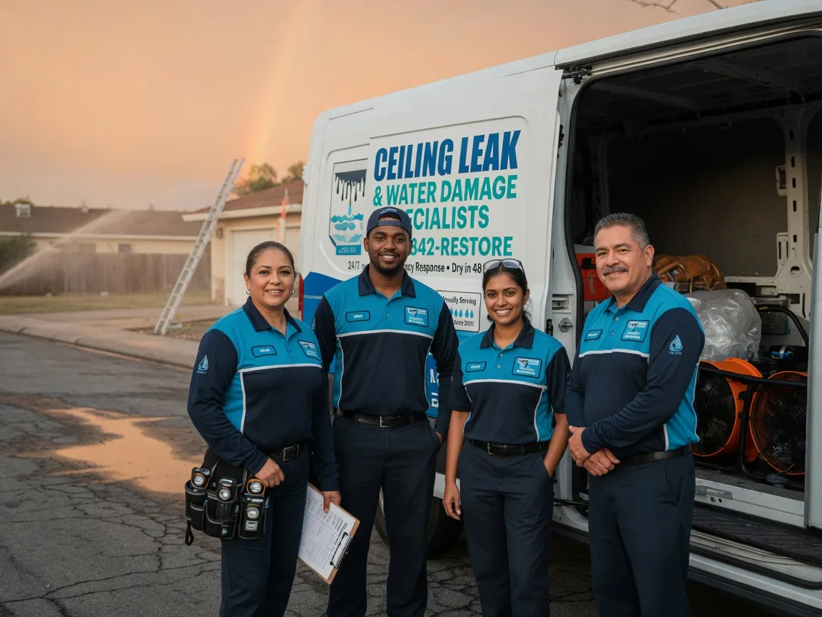 Ceiling Leak Cleanup company in New Sweden, ME